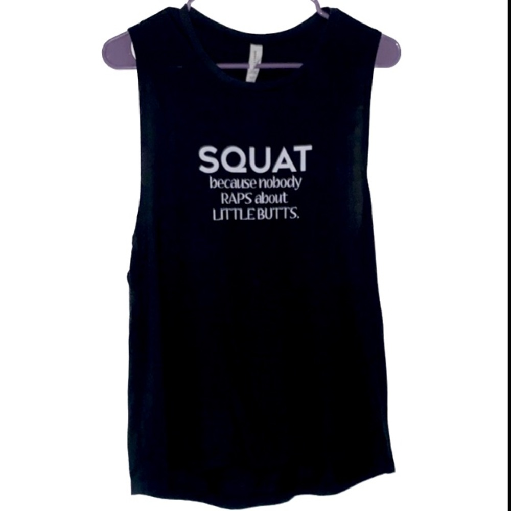 Cut off active gym top Sz L